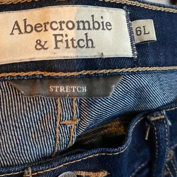 Abercrombie & Fitch Dark Blue Skinny Jeans - Picture 6 of 7